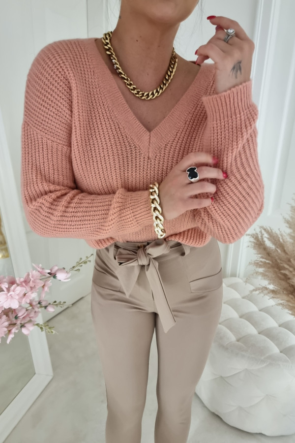 Sweter NAKED – peach 4
